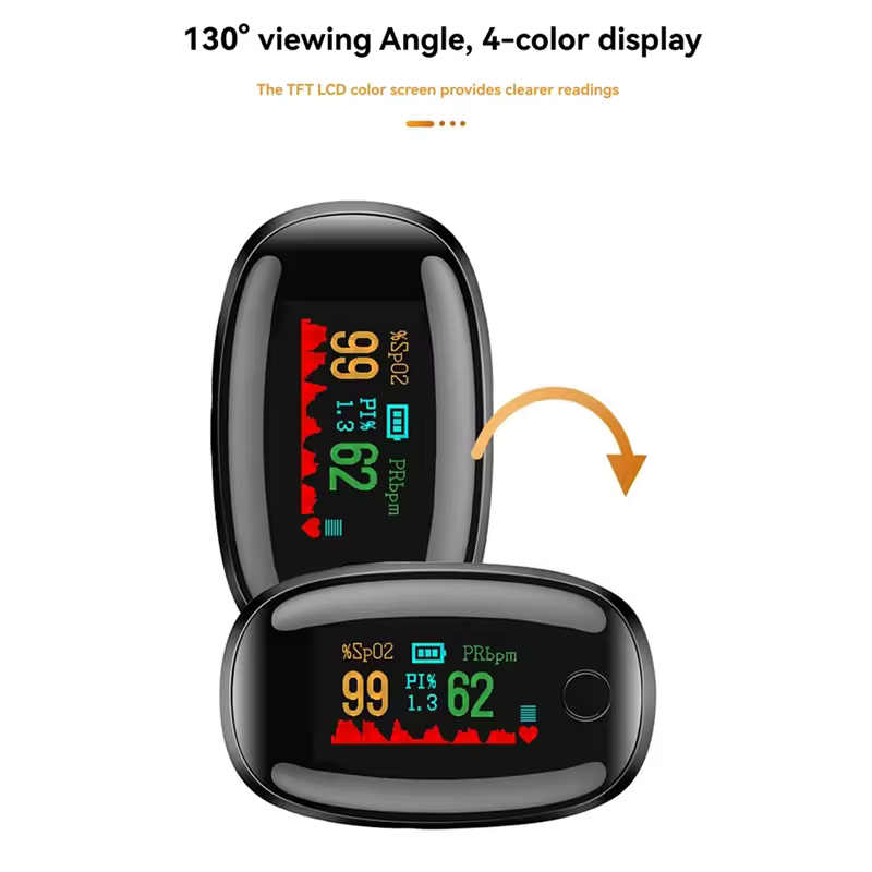 Pulse Oximeter Finger Clip – SpO2 & Pulse Rate Monitor with LED Display