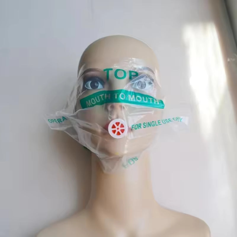CPR Face Shield Mask Keychain – Emergency-Ready, Portable, One-Way Valve Protection