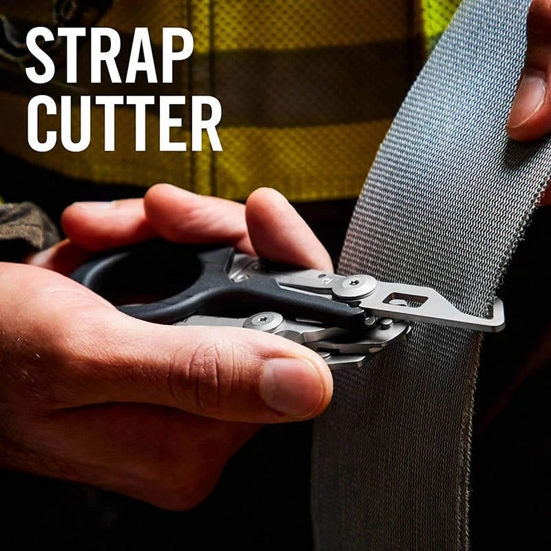 Trauma Shears, 6 in 1 Foldable Emergency Response Scissors