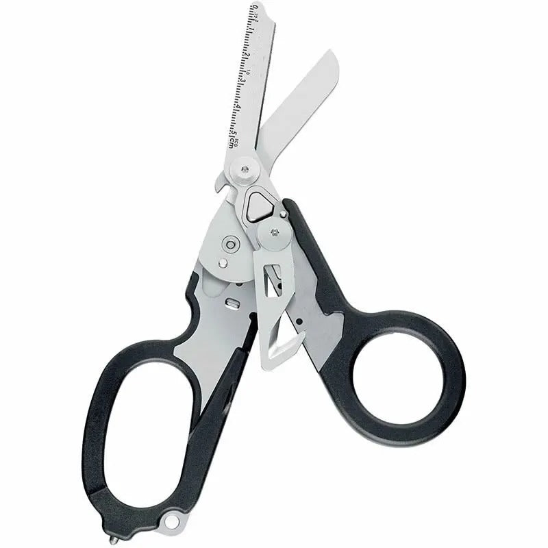 Trauma Shears, 6 in 1 Foldable Emergency Response Scissors