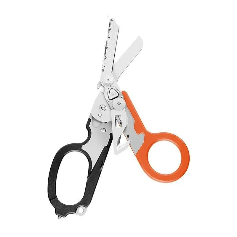Trauma Shears, 6 in 1 Foldable Emergency Response Scissors